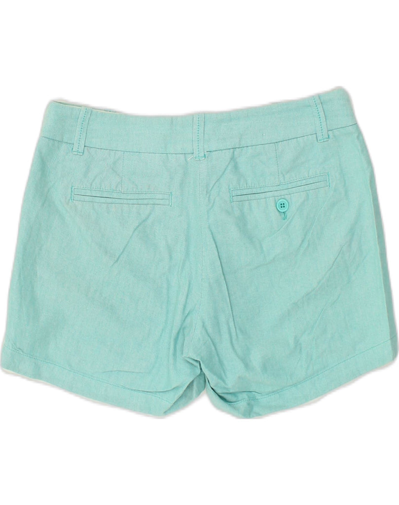 J. CREW Womens City Fit Chino Shorts US 4 Small W30 Blue Cotton | Vintage J. Crew | Thrift | Second-Hand J. Crew | Used Clothing | Messina Hembry 