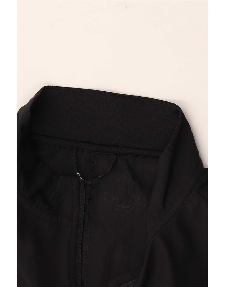 Adidas Mens Graphic Tracksuit Top Jacket Medium Black