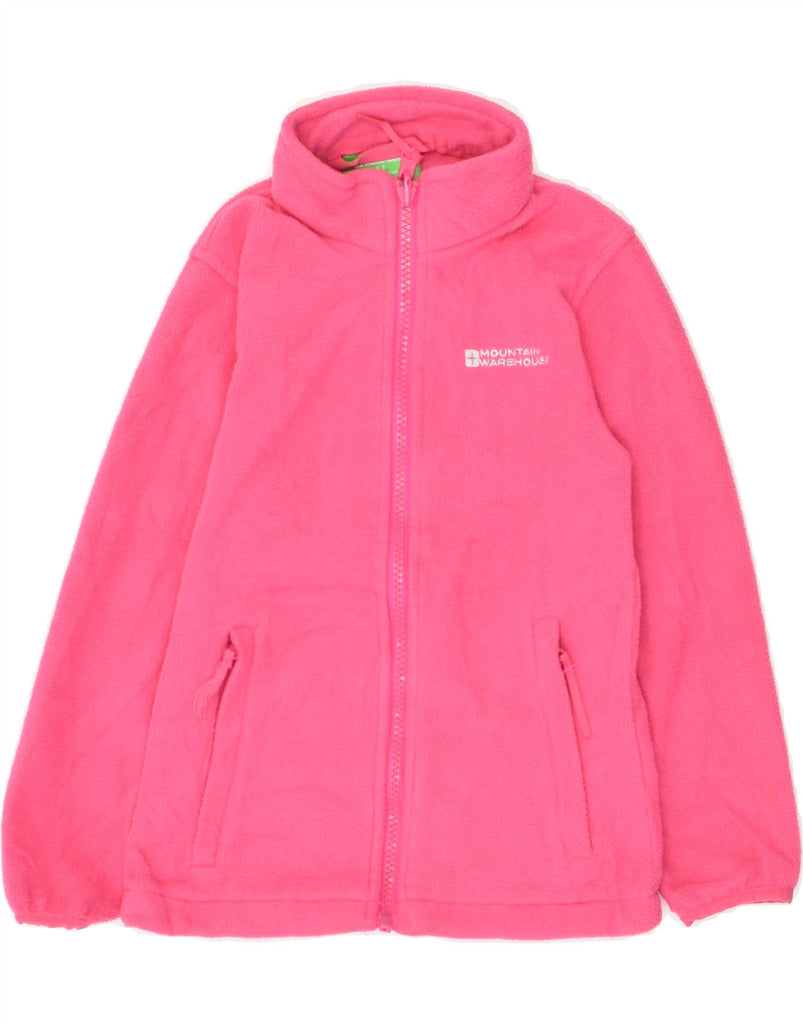 MOUNTAIN WAREHOUSE Girls Fleece Jacket 5-6 Years Pink Polyester | Vintage Mountain Warehouse | Thrift | Second-Hand Mountain Warehouse | Used Clothing | Messina Hembry 