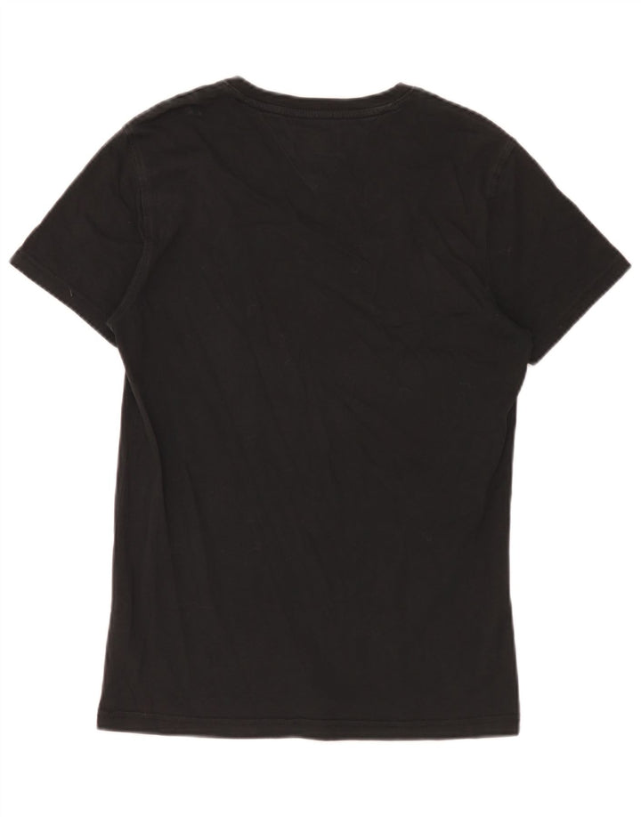 Tommy Hilfiger Mens T-Shirt Top Small Black Cotton