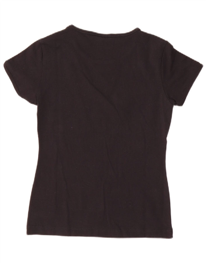 Asics Womens T-Shirt Top UK 8 Small Black