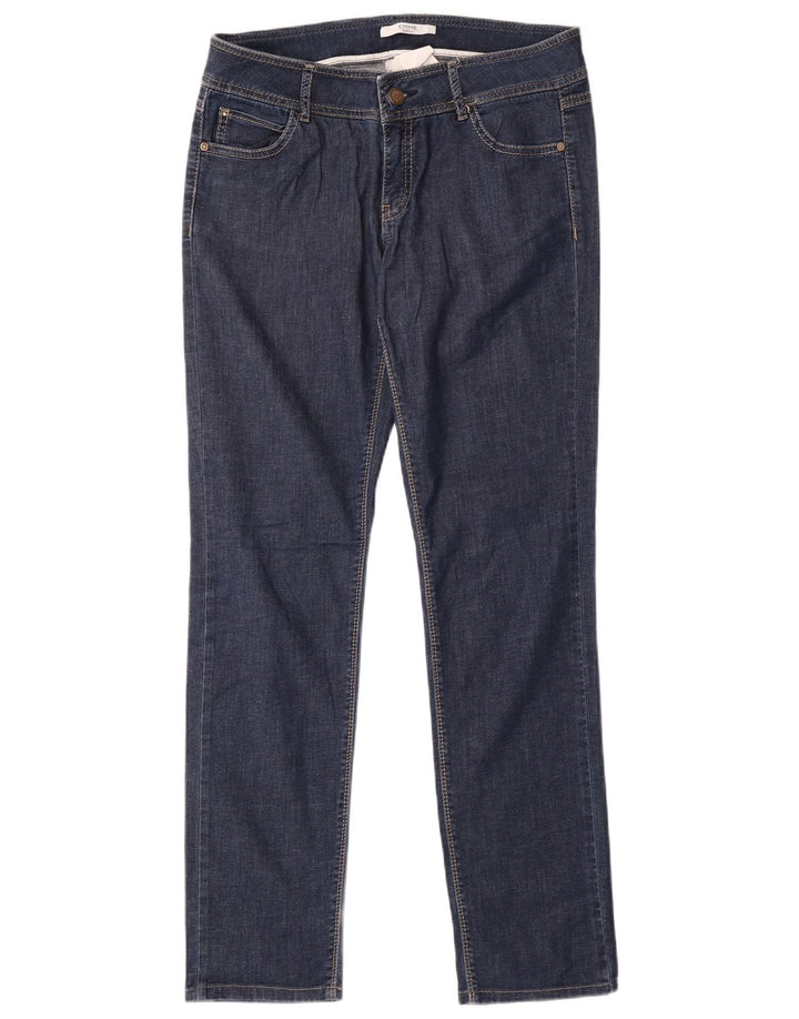 Marella Womens Slim Jeans UK 10 Small W28 L30 Blue Cotton