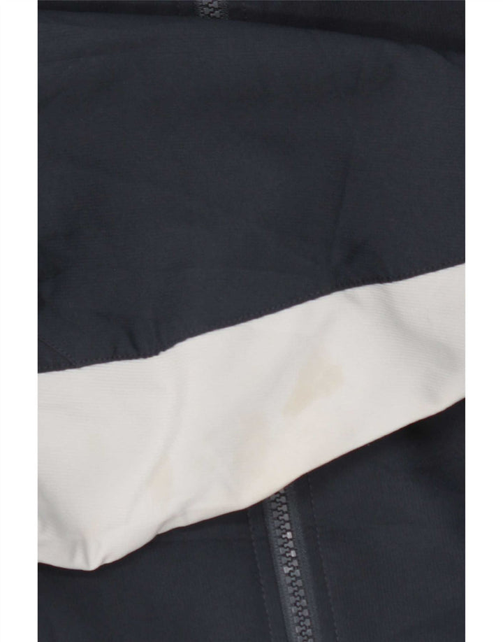 Adidas Mens Tracksuit Top Jacket UK 40/42 Medium Navy Blue Colourblock