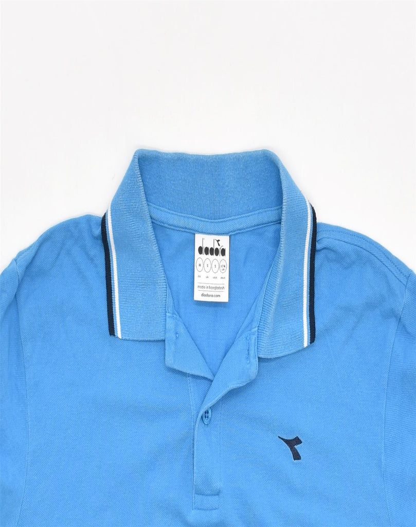 DIADORA Mens Polo Shirt Small Blue Cotton | Vintage | Thrift | Second-Hand | Used Clothing | Messina Hembry 