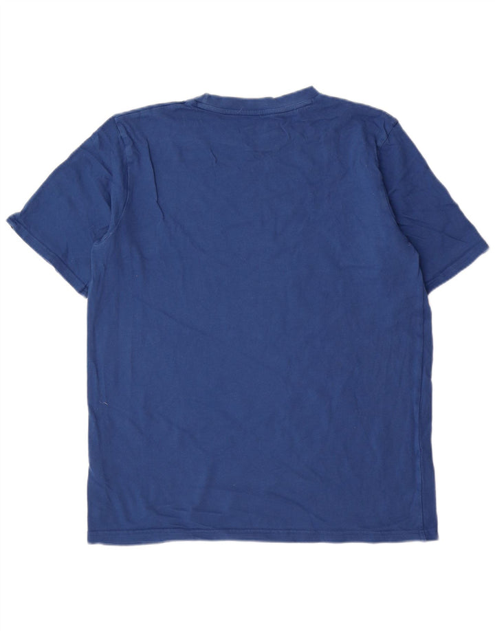 Berghaus Mens T-Shirt Top Large Blue Cotton