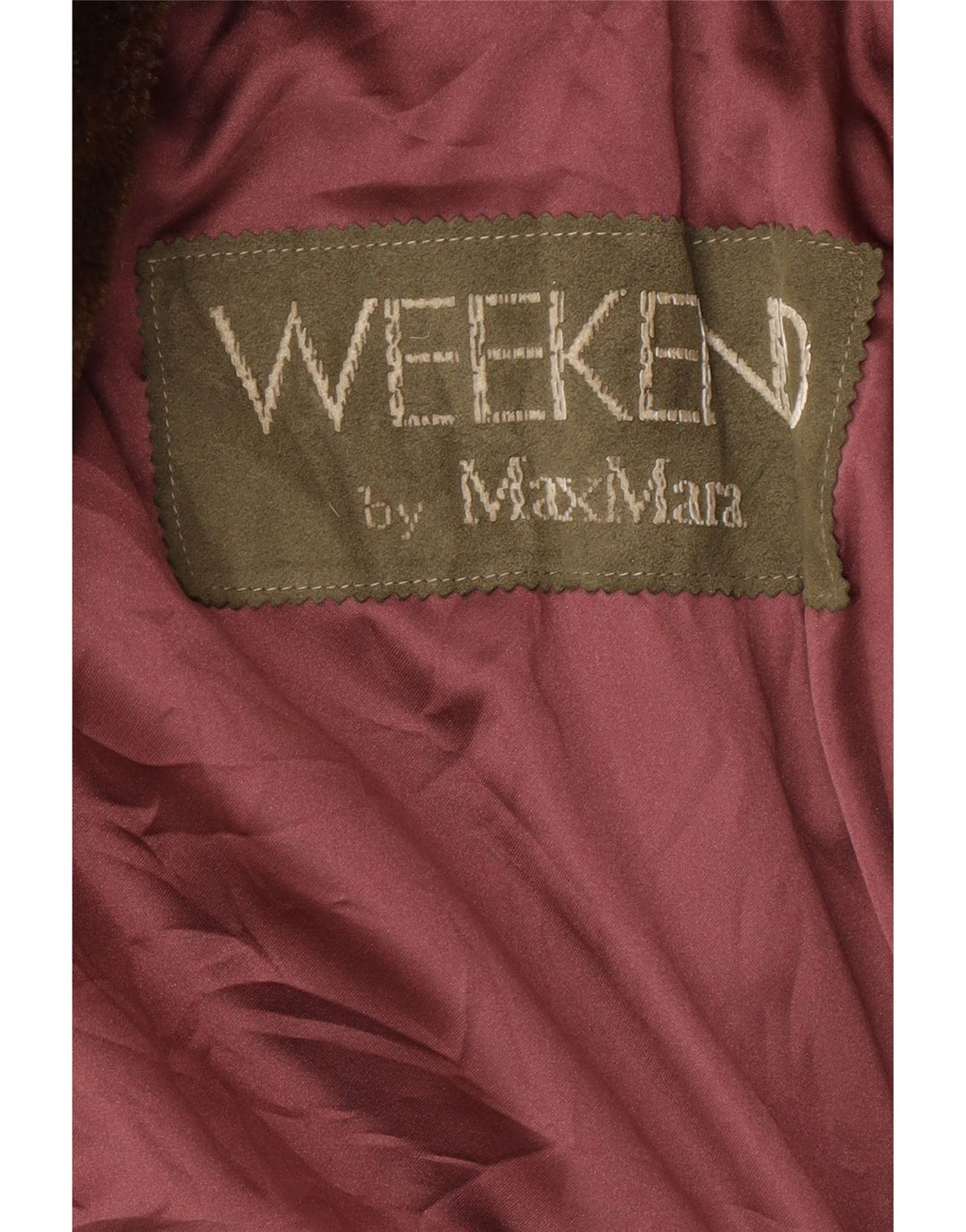 MAX MARA Womens Weekend Hooded Oversized Overcoat UK 10 Small Burgundy