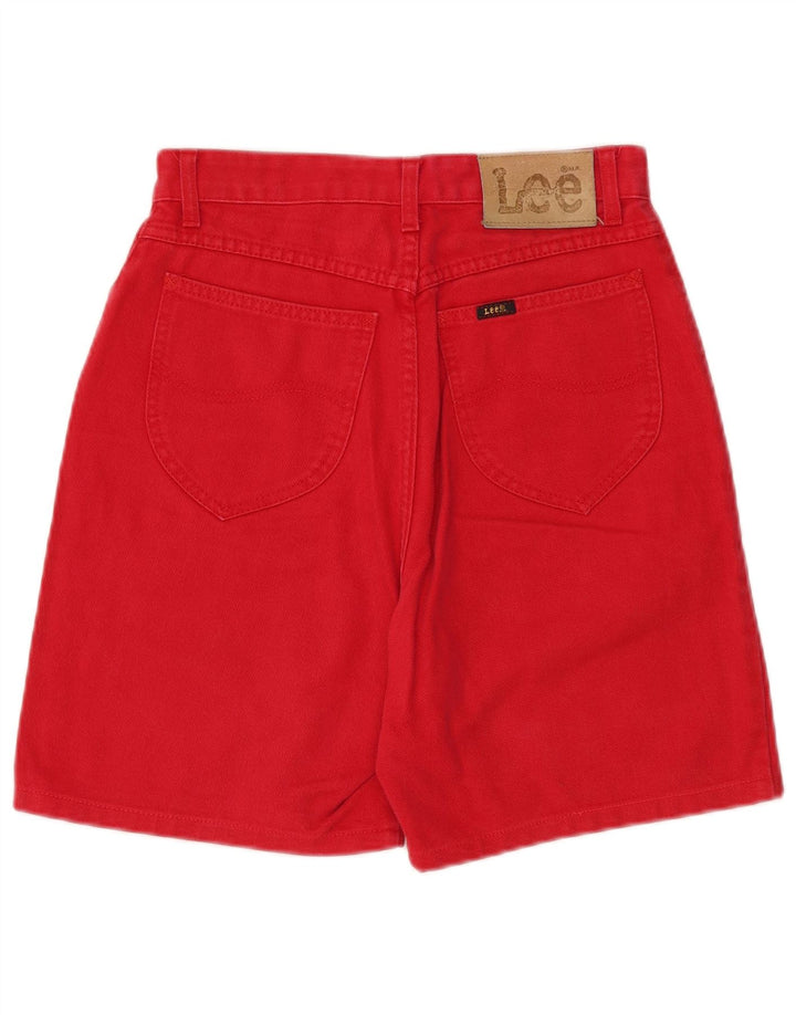 LEE Mens Carmel Denim Shorts W30 Medium Red Cotton