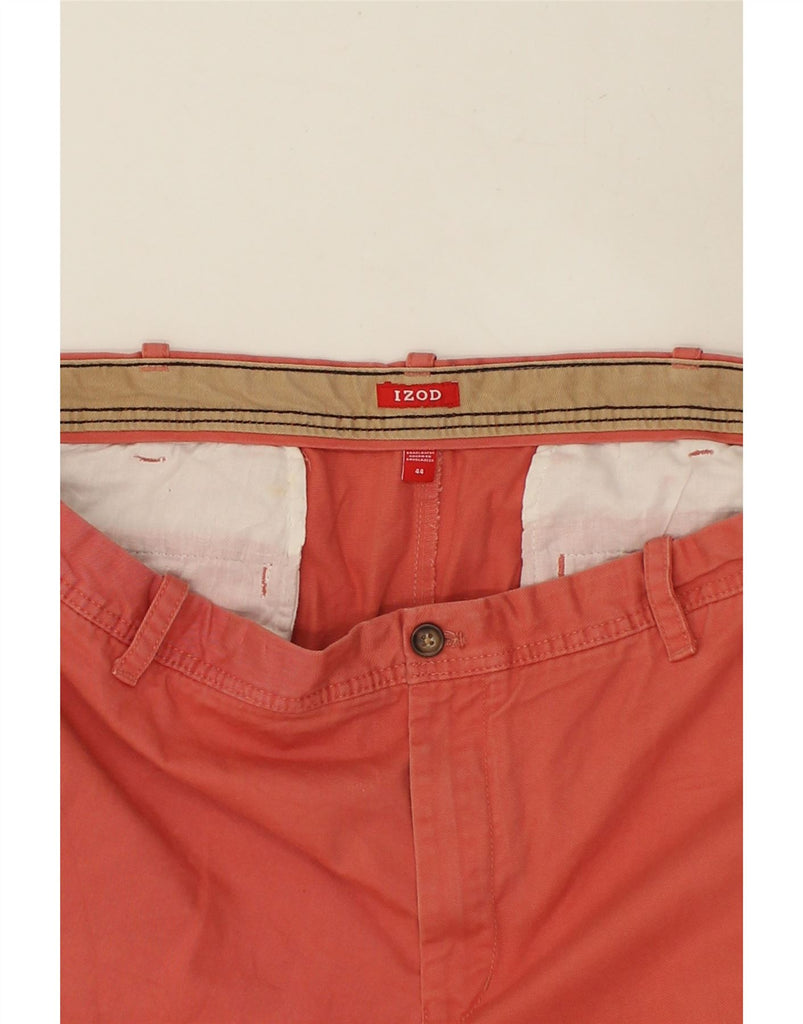 IZOD Mens Chino Shorts W44 2XL Red Cotton | Vintage Izod | Thrift | Second-Hand Izod | Used Clothing | Messina Hembry 