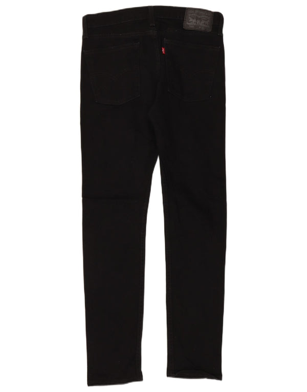 Levi's Mens 510 Skinny Jeans W32 L32 Black Cotton
