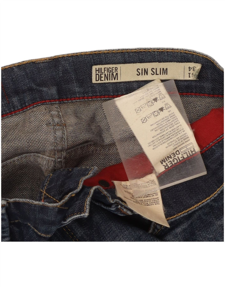 Tommy Hilfiger Mens Slim Jeans W31 L30 Blue Cotton