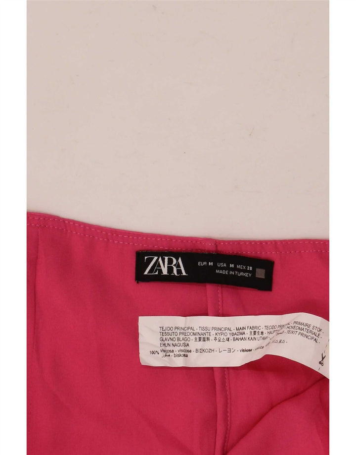 Zara Womens Skort Medium W28 Pink Viscose
