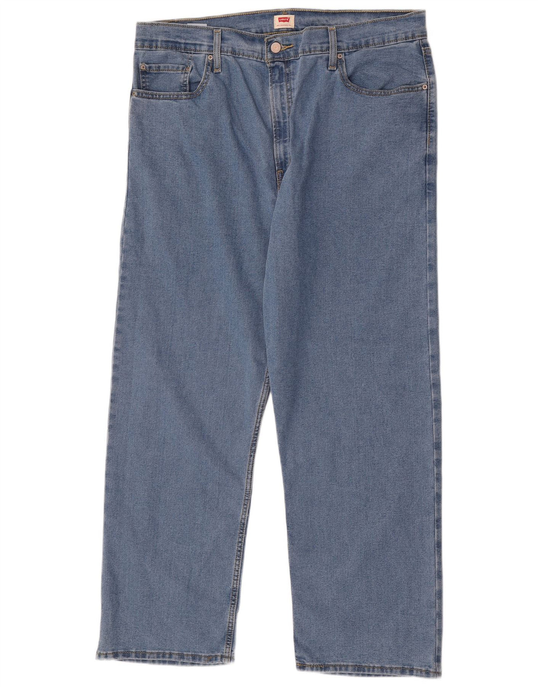 Levi's Mens Straight Jeans W34 L28 Blue Cotton