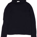 Hobbs Womens Roll Neck Jumper Sweater UK 12 Medium Navy Blue Wool