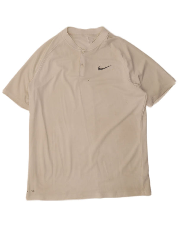 Nike Mens T-Shirt Top Large White Polyester