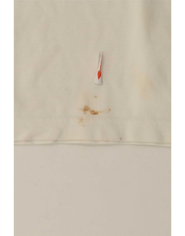 Levi's Mens Polo Shirt Large White Cotton