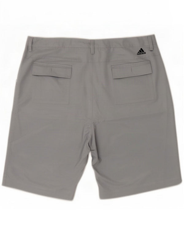 Adidas Mens Climalite Chino Shorts XL W38 Grey Polyester