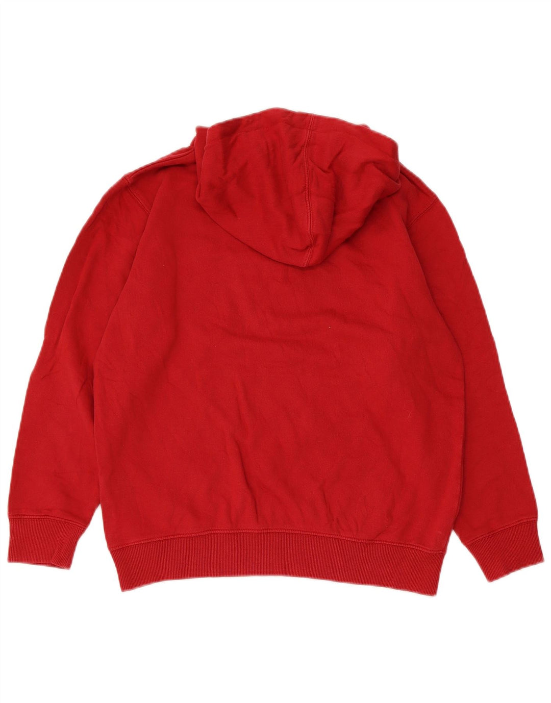 Vans Boys Graphic Hoodie Jumper 10-11 Years Medium Red Cotton