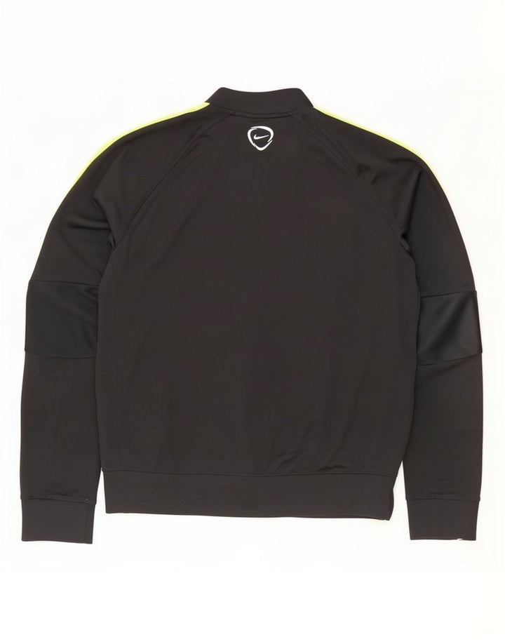 Nike Mens Dri Fit Tracksuit Top Jacket XL Black Colourblock Polyester