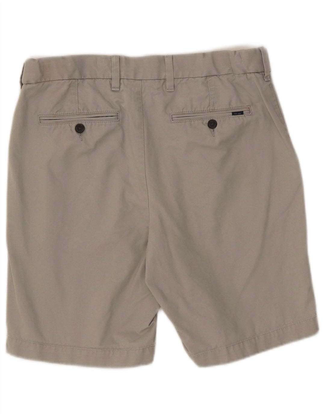 Marks & Spencer Mens Chino Shorts W34 Large Grey Cotton