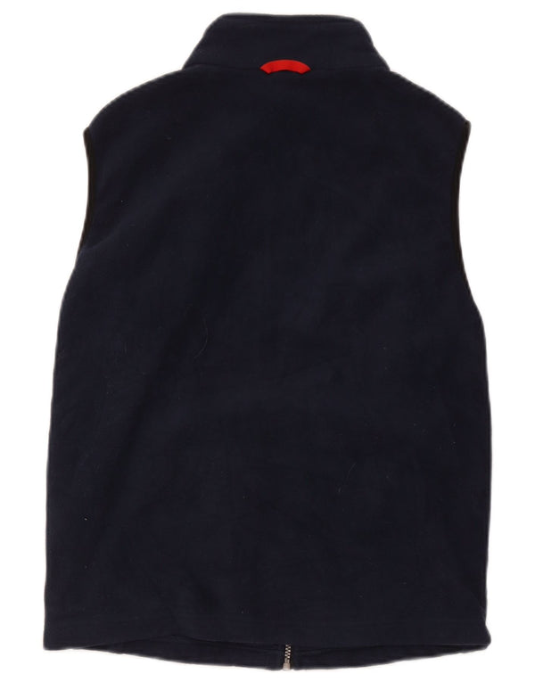 Nautica Boys Liner Fleece Gilet 12-13 Years Large Navy Blue Polyester
