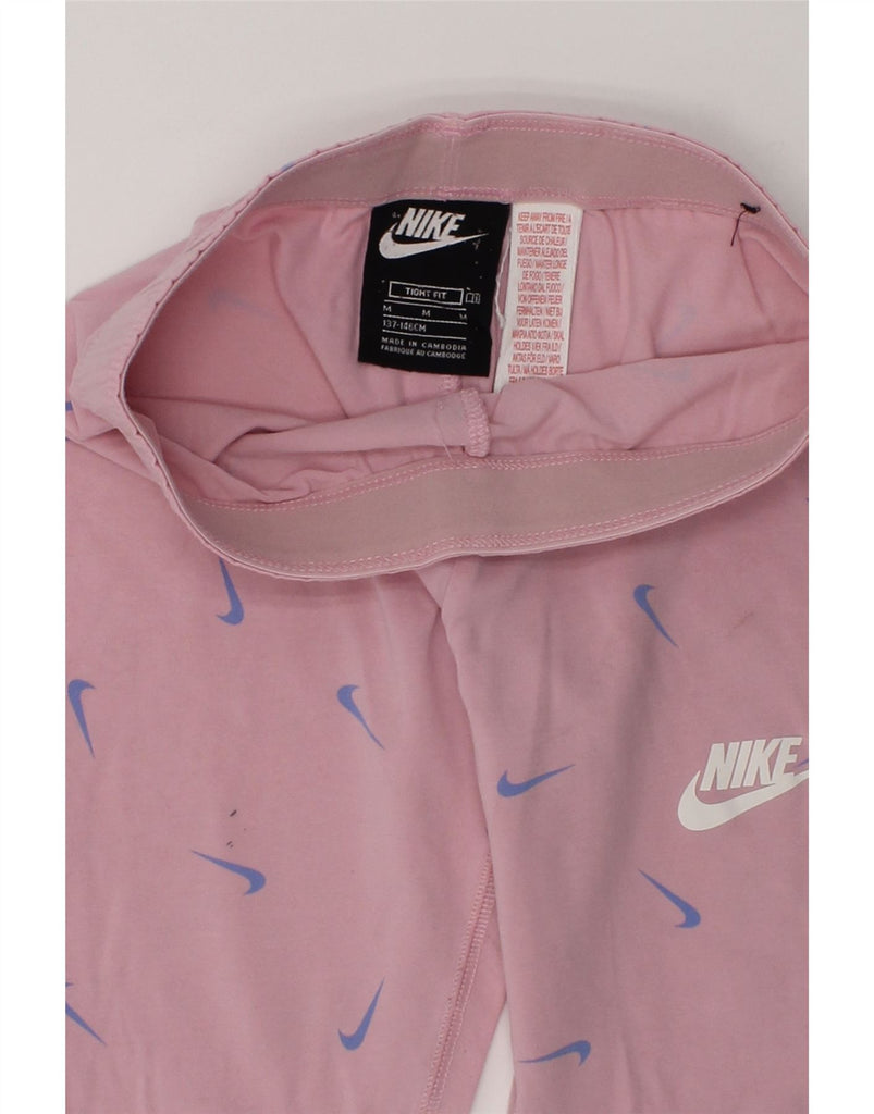 NIKE Girls Tight Fit Graphic Tracksuit Trousers 11-12 Years Medium  Pink | Vintage Nike | Thrift | Second-Hand Nike | Used Clothing | Messina Hembry 