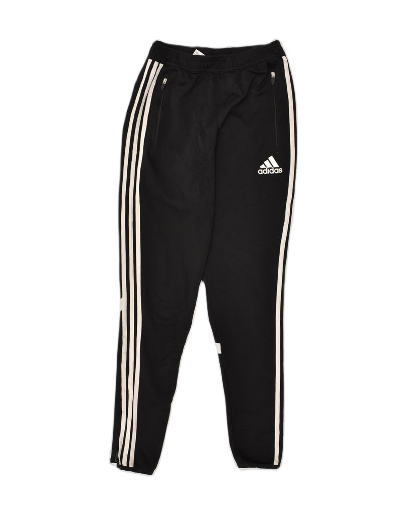 ADIDAS Womens Climacool Tracksuit Trousers UK 4 XS Black Polyester | Vintage Adidas | Thrift | Second-Hand Adidas | Used Clothing | Messina Hembry 