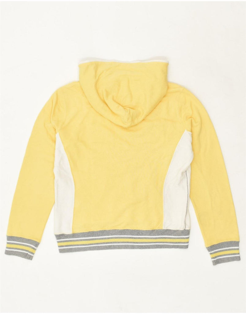 CHAMPION Womens Heritage Classics Hoodie Jumper UK 14 Medium Yellow | Vintage Champion | Thrift | Second-Hand Champion | Used Clothing | Messina Hembry 