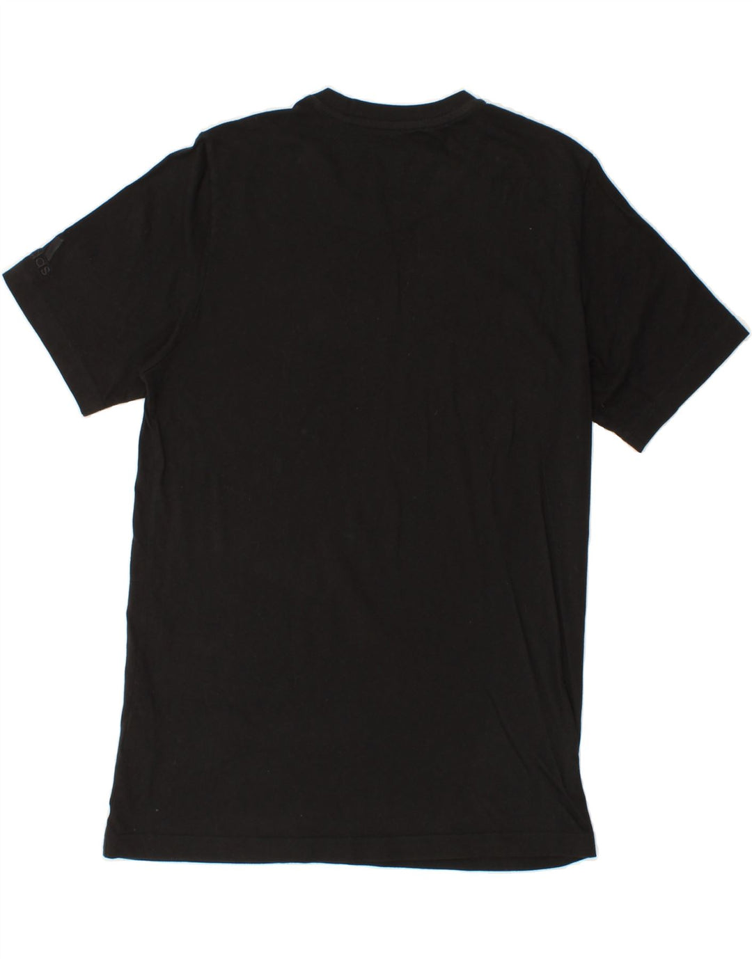 ADIDAS Mens Graphic T-Shirt Top Small Black Cotton Vintage Adidas and Second-Hand Adidas from Messina Hembry 