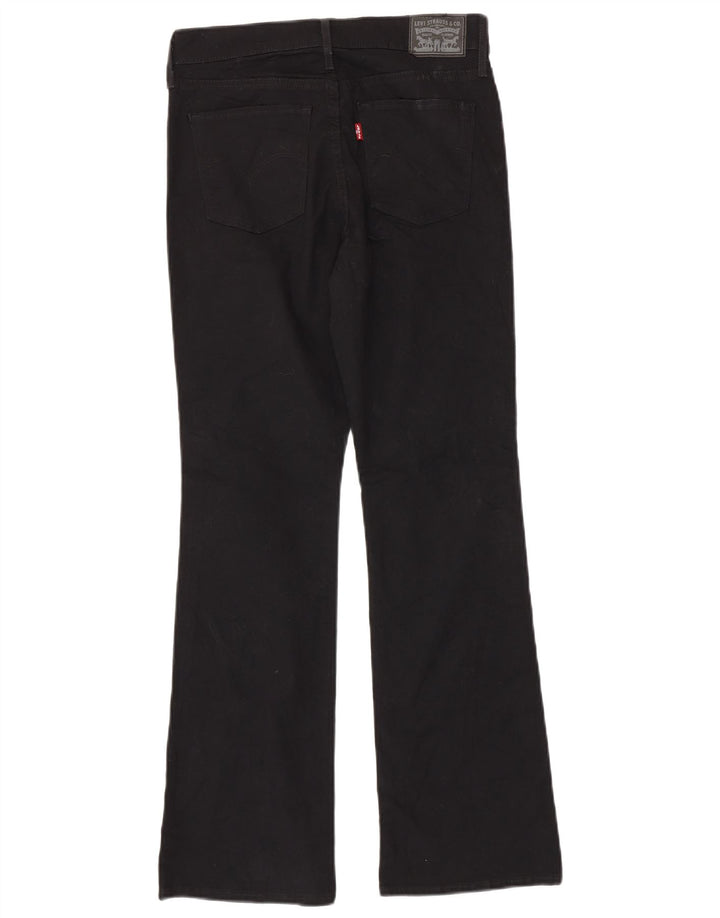 Levi's Womens Bootcut Jeans W28 L30 Black Cotton