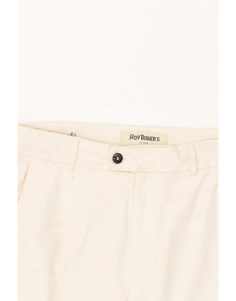 ROY ROGERS Womens Straight Chino Trousers W32 L24 Beige Cotton | Vintage Roy Rogers | Thrift | Second-Hand Roy Rogers | Used Clothing | Messina Hembry 