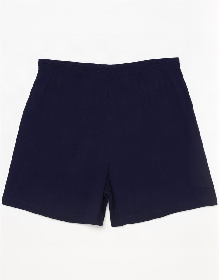 Umbro Mens Sport Shorts Large Navy Blue Pinstripe