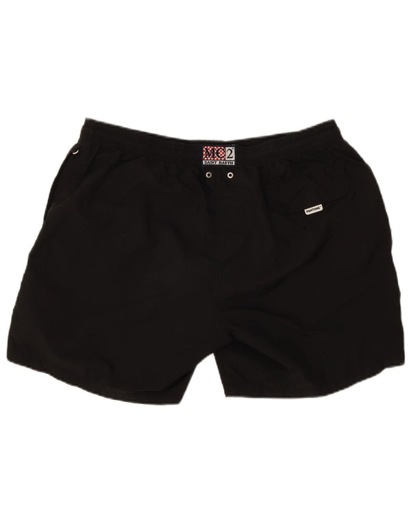 MC2 SAINT BARTH Mens Swimming Shorts XL Black Polyester