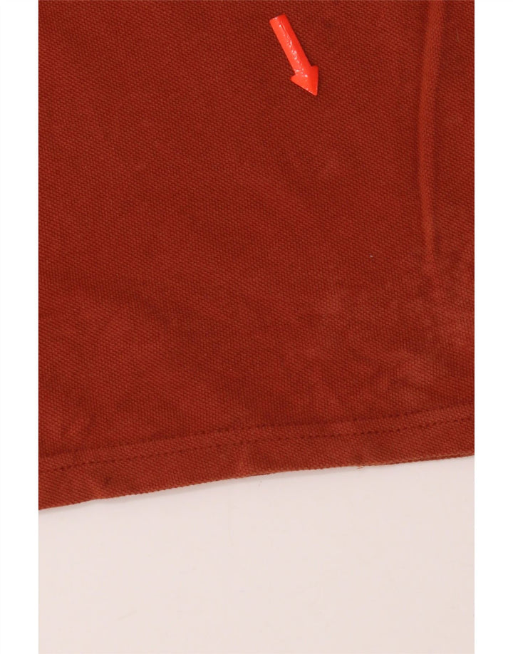 Lyle & Scott Mens Polo Shirt XL Orange Cotton