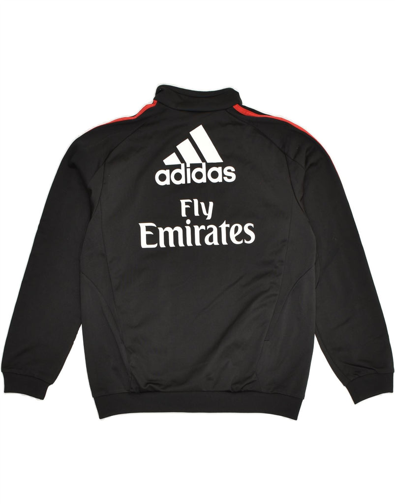 ADIDAS Boys Fly Emirates Graphic Tracksuit Top Jacket 11-12 Years Black | Vintage Adidas | Thrift | Second-Hand Adidas | Used Clothing | Messina Hembry 