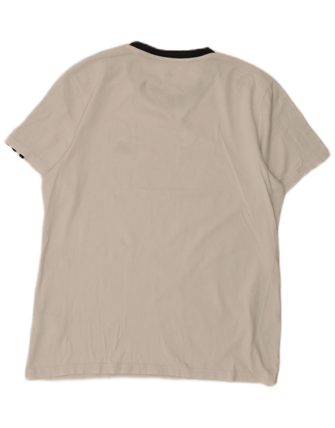 Adidas Womens T-Shirt Top UK 12/14 Medium White Cotton