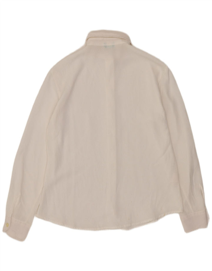 Benetton Womens Shirt UK 12 Medium White