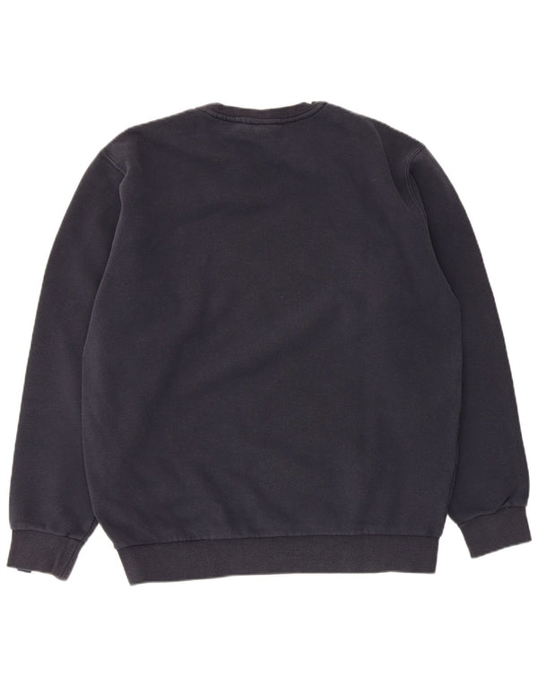 Ellesse Mens Sweatshirt Jumper Large Navy Blue Cotton