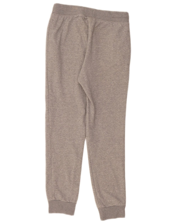 ADIDAS Boys Tracksuit Trousers Joggers 13-14 Years Grey Cotton
