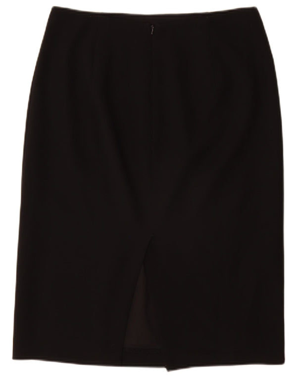 HOBBS Womens Straight Skirt UK 10 Small W28 L26 Black Polyester