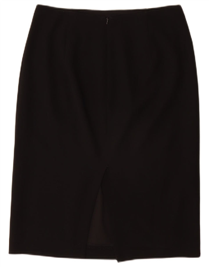 HOBBS Womens Straight Skirt UK 10 Small W28 L26 Black Polyester