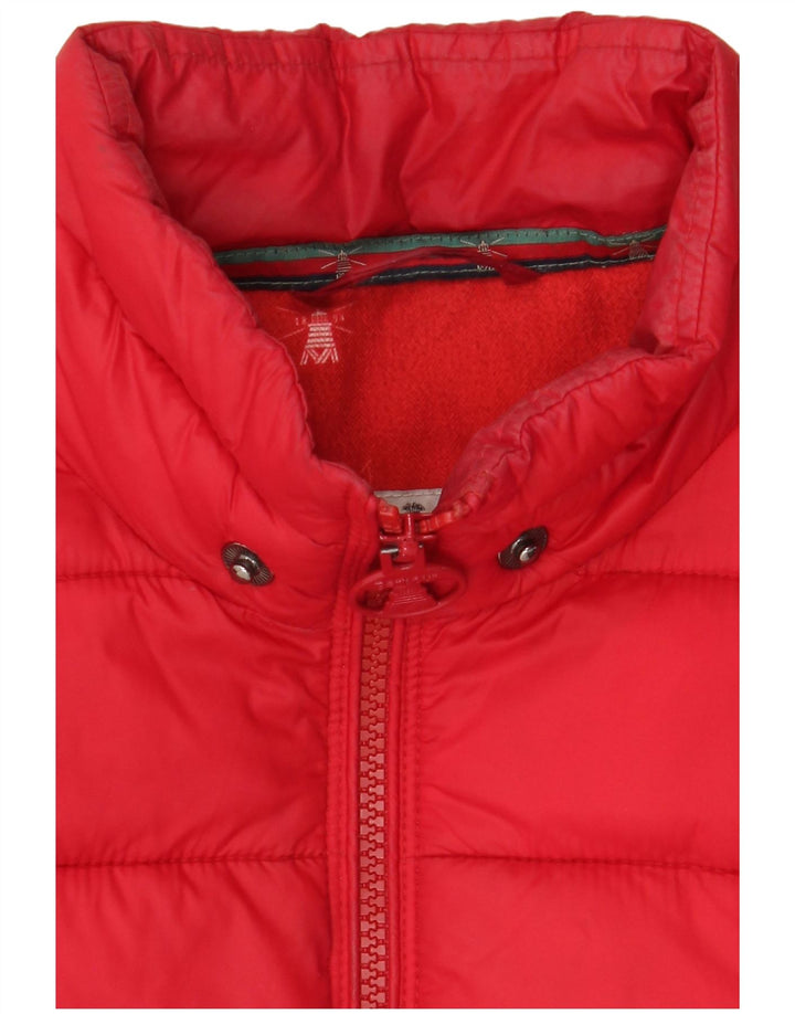 Barbour Mens Padded Jacket UK 8 Small Red Polyamide