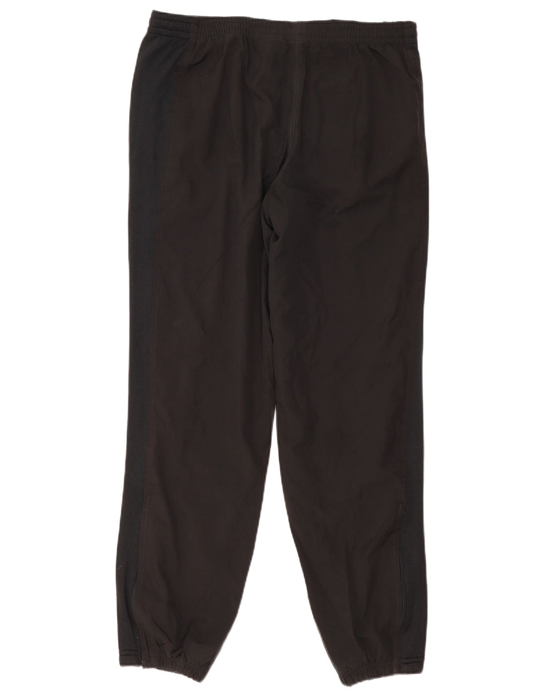 NIKE Mens Tracksuit Trousers Joggers Medium Black Colourblock Polyester