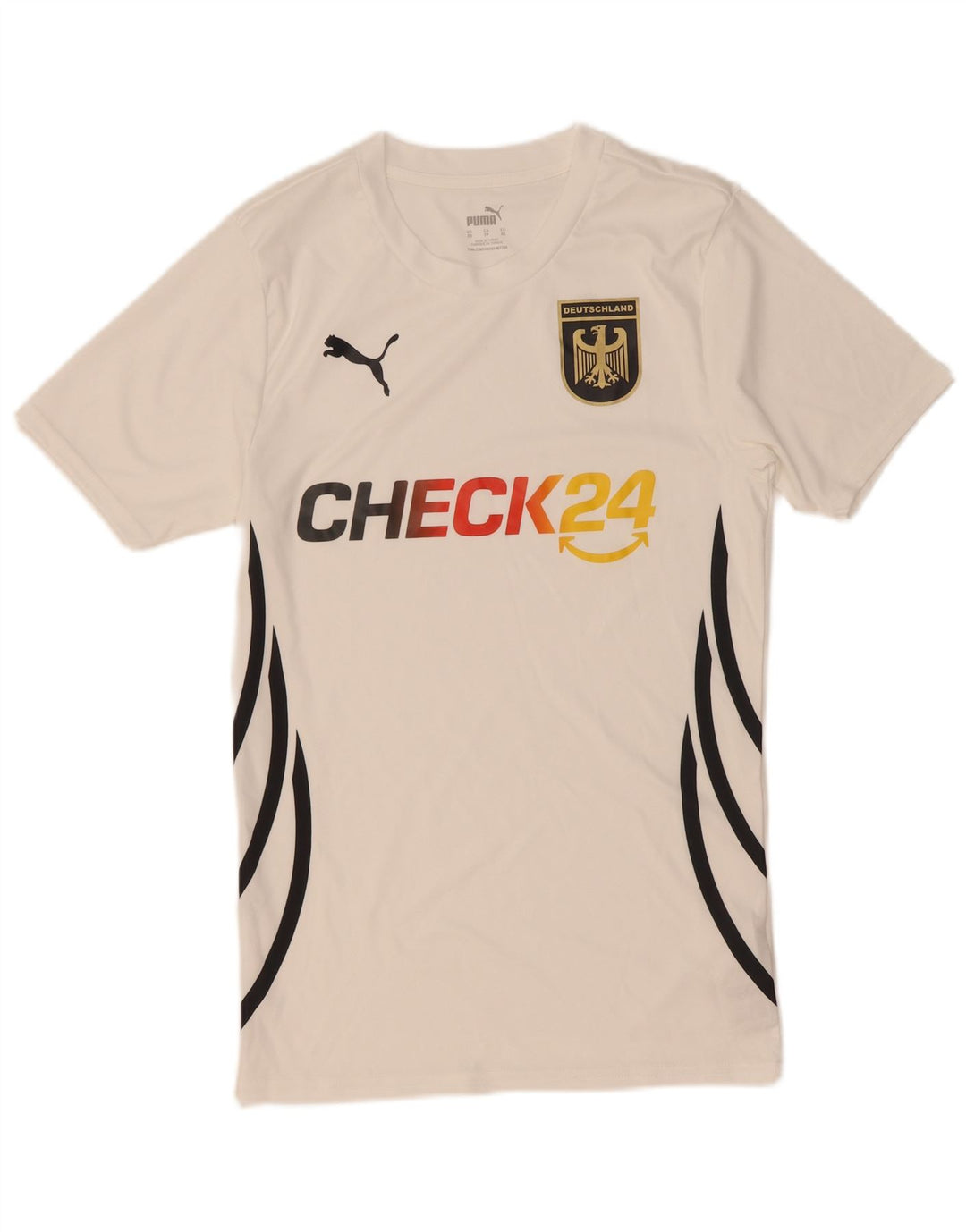 Puma Mens Deutshland Graphic T-Shirt Top XS White Polyester