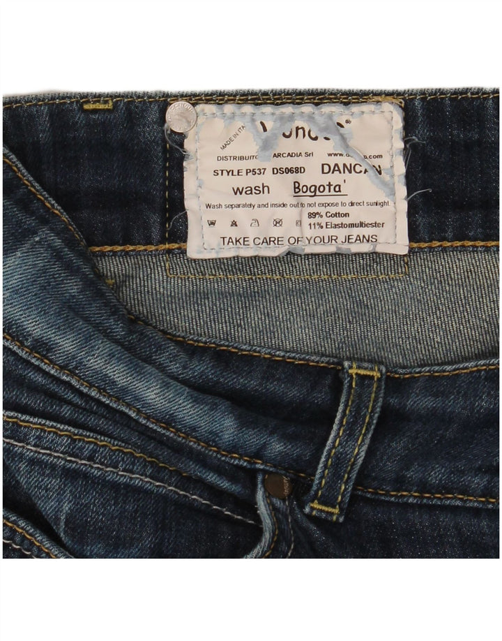DONDUP Womens Slim Jeans W32 L26 Blue Cotton