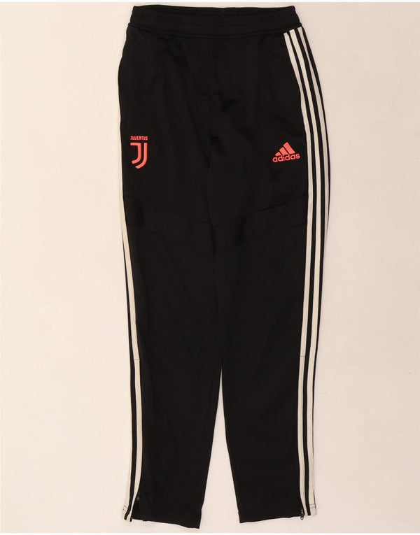 Adidas Boys Juventus Graphic Tracksuit Trousers 13-14 Years Black