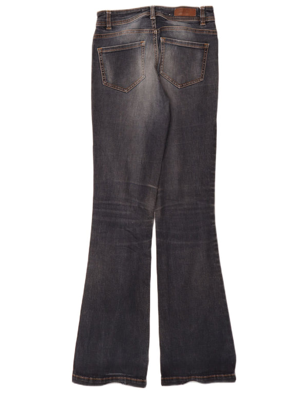 Benetton Womens Flared Jeans W25 L33 Blue