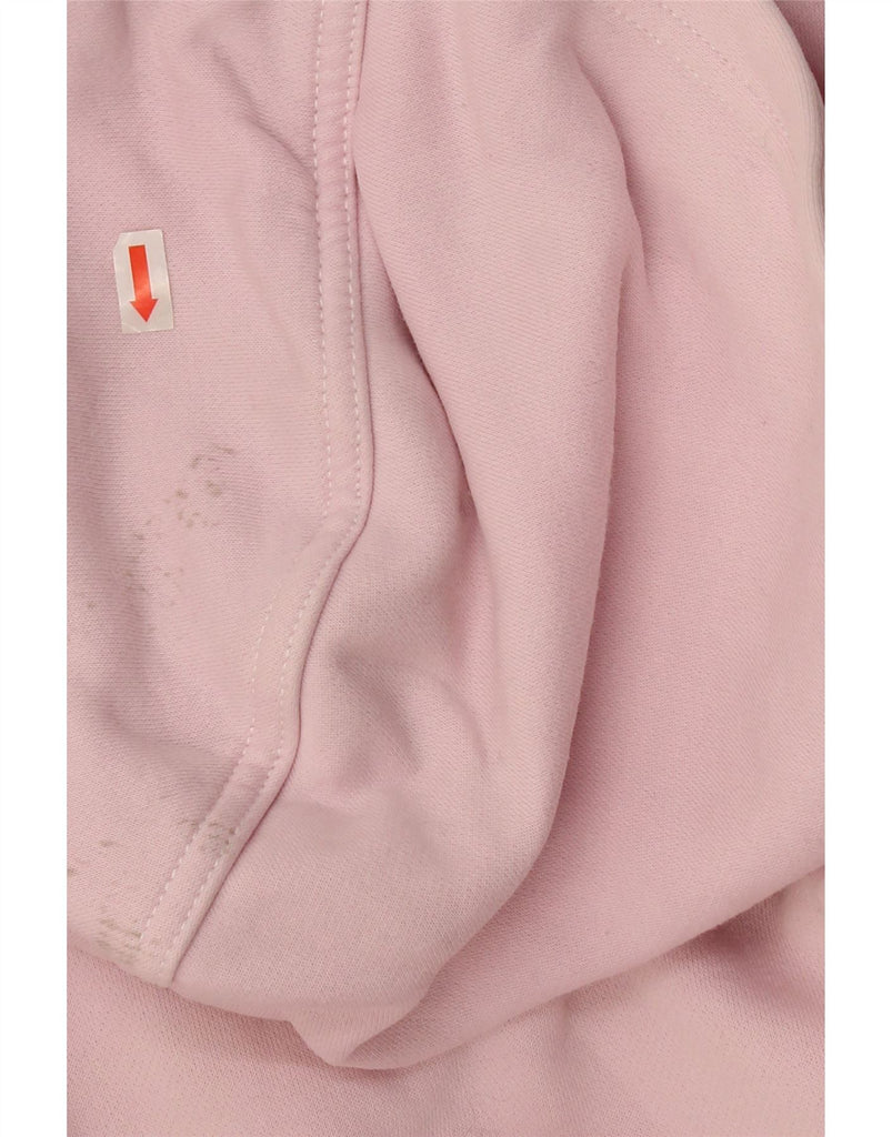 NIKE Womens Oversized Graphic Hoodie Jumper UK 6 XS Pink Cotton Vintage Nike and Second-Hand Nike from Messina Hembry 