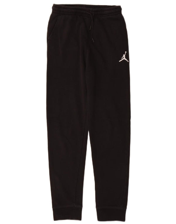 Jordan Girls Tracksuit Trousers Joggers 13-14 Years XL Black Cotton