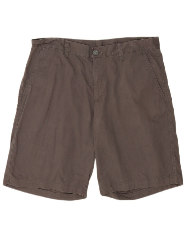 Columbia Mens Regular Chino Shorts W34 Large Grey Cotton