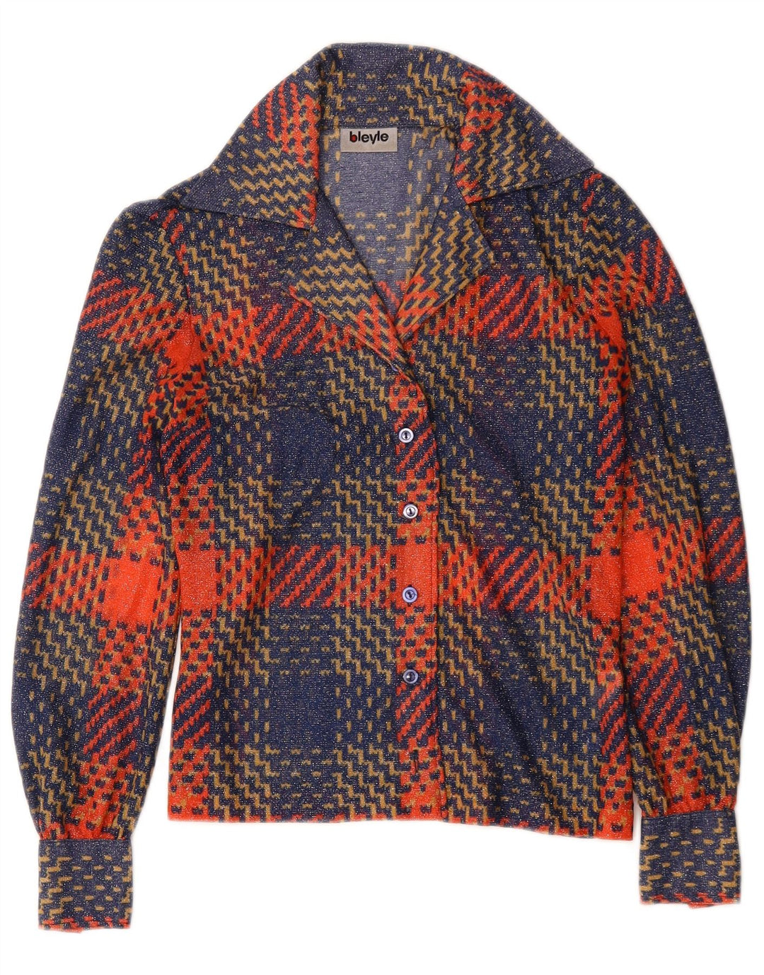 Bleyle Womens Shirt Blouse IT 38 XS Multicoloured Check Polyamide